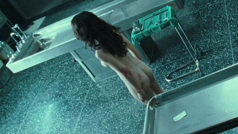 Lucy Liu Nude in Rise: Blood Hunter. Butt, autopsy table, back exposed. 821854
