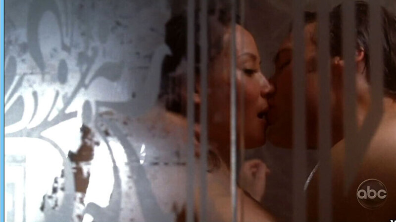 Sexiest Lucy Liu Scene in Dirty Sexy Money. Sexy, brunette, fogged glass. 665269