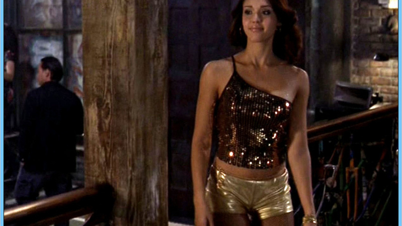 Dark Angel's Sexiest Scenes with Jessica Alba. Sexy, SFW, brown tank top. 655638