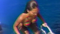 Hottest Jessica Alba Scene in Diary. Bikini, rainbow bikini, water. 659114