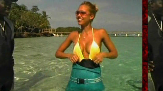 Trippin's Sexiest Scenes with Jessica Alba. Bikini, big breasts, blonde. 662610