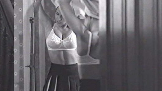 Sexiest Landlady's Daughter Scenes. Underwear, SFW, black and white. 595126