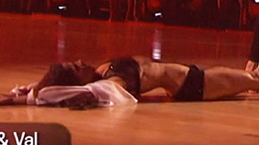 Hottest Kelly Monaco Scene in Dancing with the Stars. Underwear, SFW, black underwear. 716396