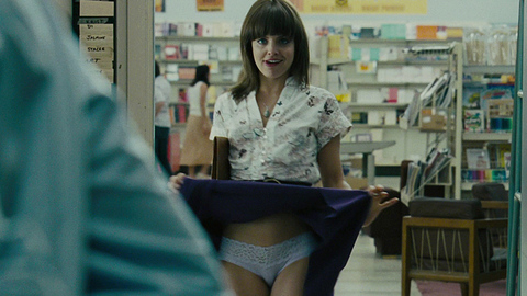Mena Suvari in The Mysteries of Pittsburgh (2008) Underwear Blue Dress Blue Panties 680566