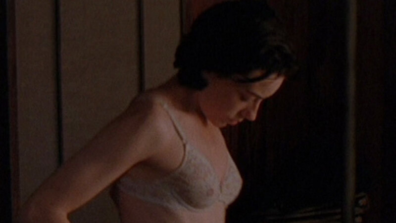 Sexiest Scenes of Sandra Larson from Kissed. Underwear, SFW, black hair. 557735