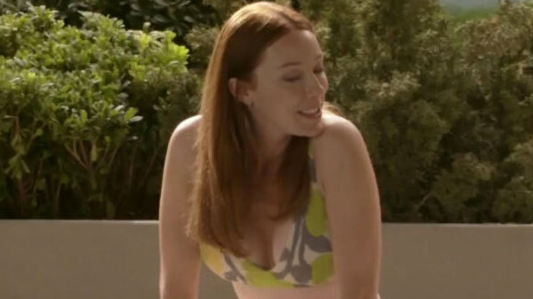Sexiest Molly Parker Scene in Swingtown. Bikini, SFW, cleavage. 665377
