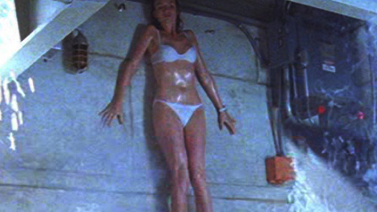 Deep Blue Sea's Sexiest Scenes with Saffron Burrows. Underwear, SFW, boat. 668166
