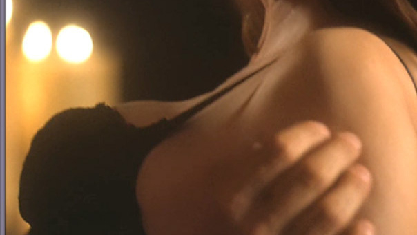 Love & Sex's Sexiest Scenes with Famke Janssen. Underwear, SFW, back exposed. 588588