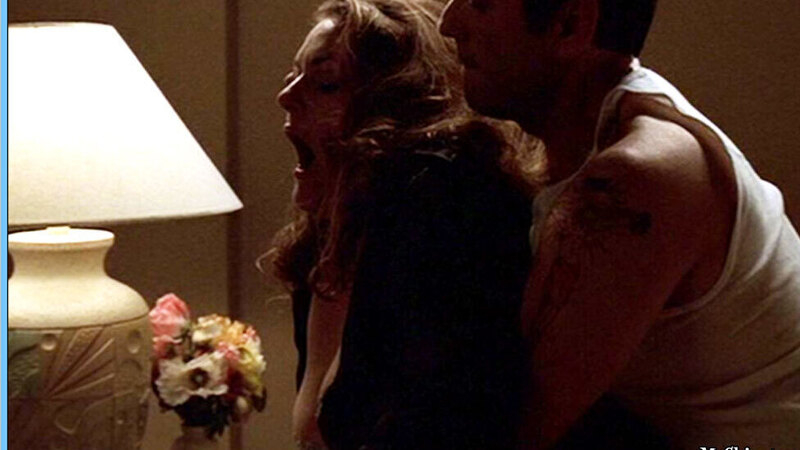 Aida Turturro Nude as Janice Soprano. Breasts, black shirt, brunette. 653246