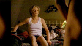 Sexiest Julie Bowen Scene in The Last Man on Planet Earth. Underwear, black panties, blonde. 574675