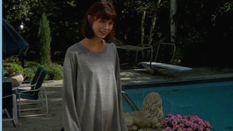 Sexiest Scenes of Fiona Winters from The Girl Next Door. Sexy, brunette, gray shirt. 577193