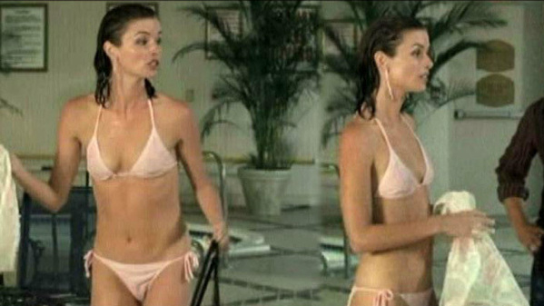 Hottest Danielle Scenes. Bikini, SFW, champagne glass. 655383