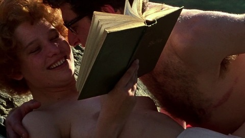 Nudes of Janet Frame from An Angel at My Table. Breasts, Underwear, curly red hair, laughing. 782346