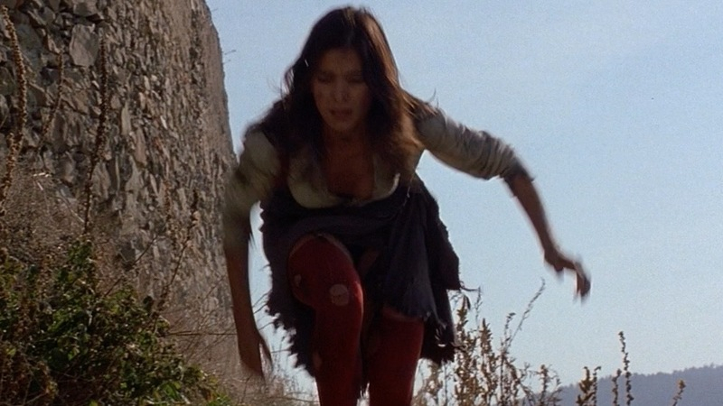 Sexiest Patricia Velasquez Scene in Beowulf. Underwear, purple dress, red stockings. 563833