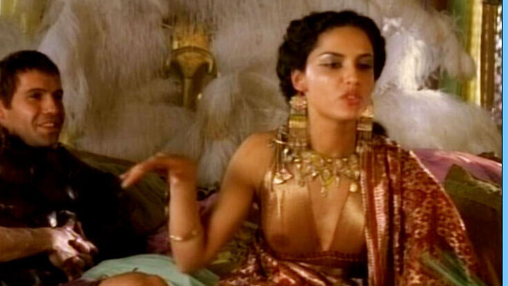 Sexiest Leonor Varela Scene in Cleopatra. Sexy, SFW, black hair. 558703
