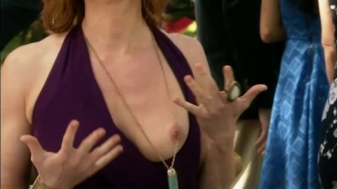 Alicia Witt Nude as Maya. Breasts, breast through dress, fancy party. 757112