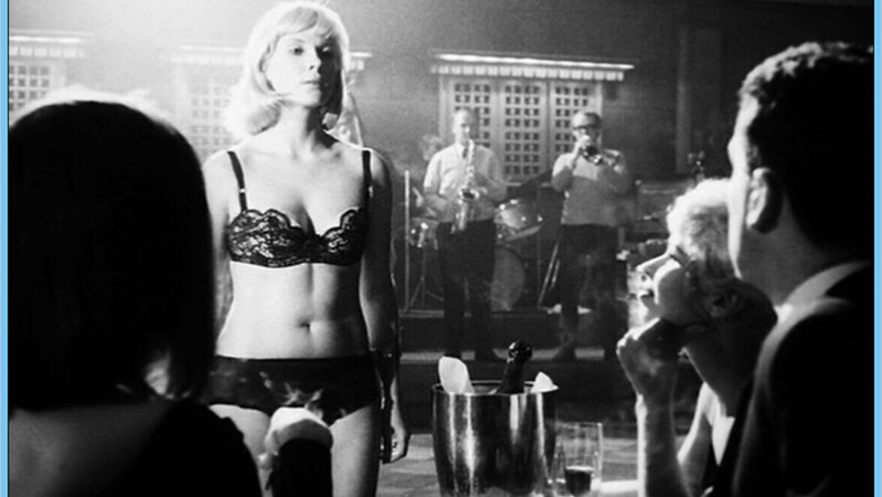 Hottest Bibi Andersson Scene in The Girls. Underwear, black and white, black underwear. 575678