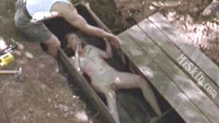 Hottest Laila Robins Scene in Oxygen. Underwear, SFW, beige bra and panties. 558896