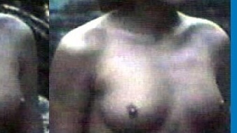 Nudes of Christine from L' eau froide. Breasts, black hair, hard nipples. 559104