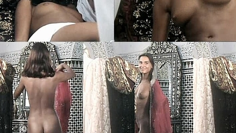 Virginie Ledoyen in La règle de l'homme (1994) Breasts Butt Bush Back Exposed Black Hair 612468