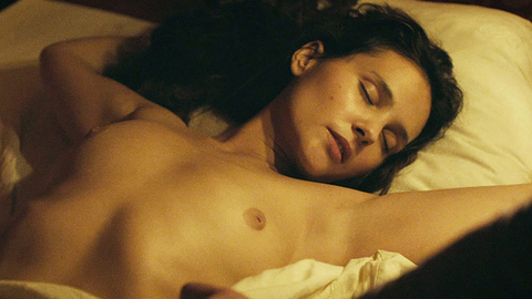 Virginie Ledoyen Nude in Farewell, My Queen. Breasts, asleep, brunette. 719956