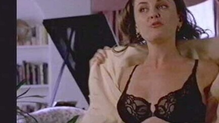 Lifebreath's Sexiest Scenes with Gia Carides. Underwear, black bra, brunette. 559332