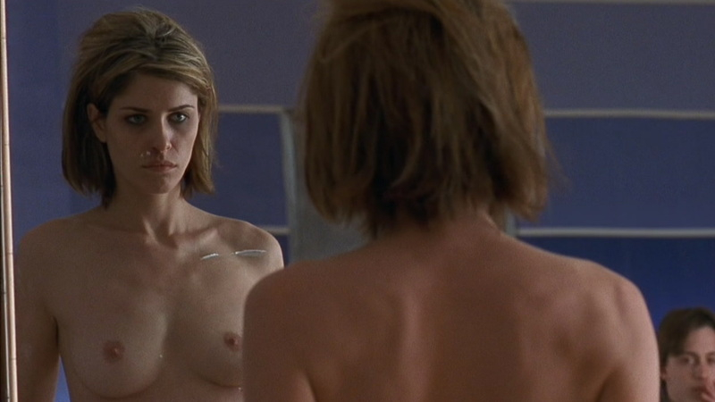 Amanda Peet Nude in Igby Goes Down. Breasts, brunette, mirror. 549724