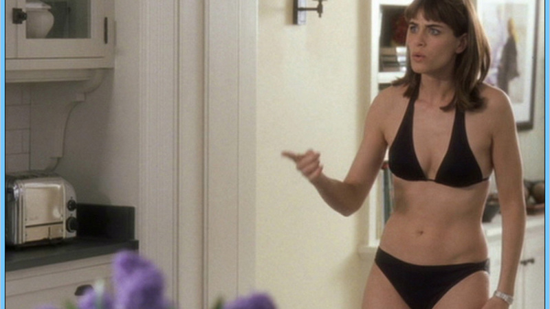 Something's Gotta Give's Sexiest Scenes with Amanda Peet. Bikini, SFW, black bikini. 566934