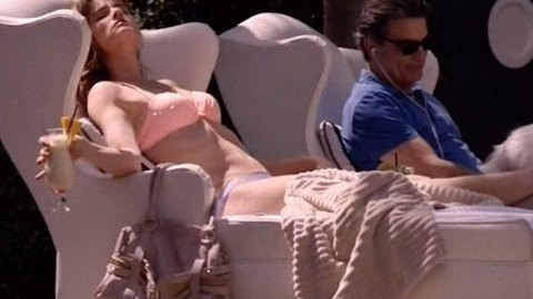 Sexiest Tina Morris Scenes. Bikini, brunette, drinking. 759466