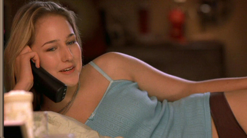Sexiest Leelee Sobieski Scene in Joy Ride. Underwear, black panties, blonde. 582355