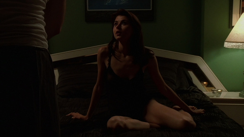 Oksana Lada in The Sopranos (1999-2007) Underwear Bedroom Black Underwear 679828