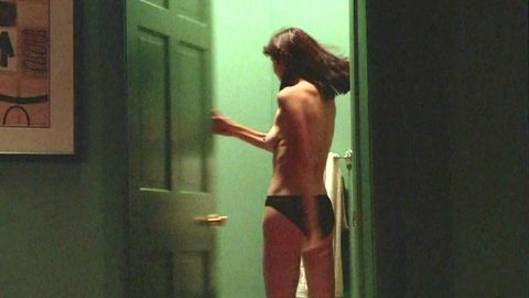 Oksana Lada Naked in The Sopranos. Breasts, black underwear, brunette. 653257