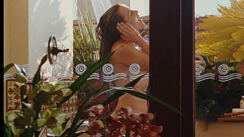 Kristin Davis in Sex and the City (2008) Sexy Brunette Outdoor Shower 671252
