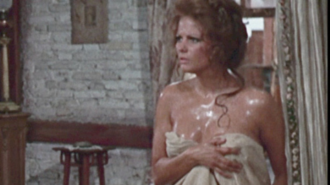 Claudia Cardinale in Once Upon a Time in the West (1969) Sexy Bathtub Brunette 697341