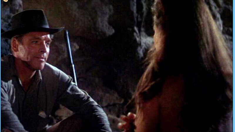 Claudia Cardinale Nude in The Professionals. Breasts, brunette, cave. 613372