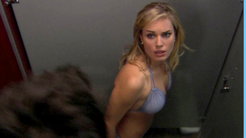 Sexiest Scenes of Pepper Dennis from Pepper Dennis. Bikini, SFW, bathroom stall. 659609