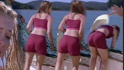 Hottest Melissa Joan Hart Scene in Sabrina, Down Under. Sexy, blonde, boat. 564188