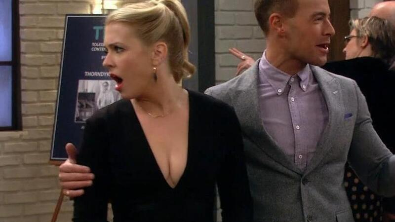 Sexiest Melissa Joan Hart Scene in Melissa & Joey. Sexy, SFW, black dress. 738055