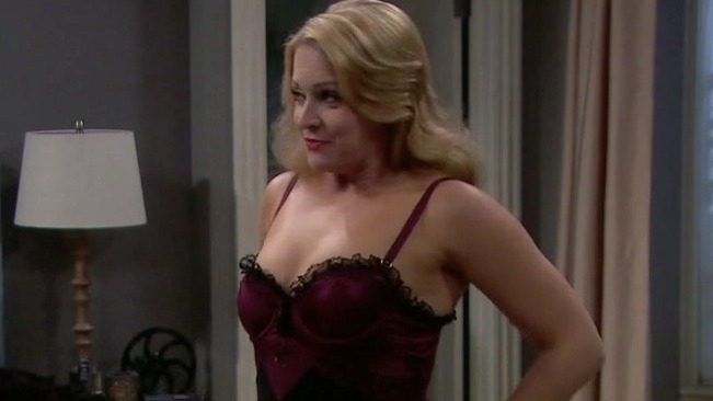 Sexiest Melissa Joan Hart Scene in Melissa & Joey. Sexy, SFW, bedroom. 756541