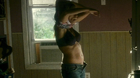 Sexiest Scenes of Babo's Mom from Explicit Ills. Underwear, SFW, black bra. 673169