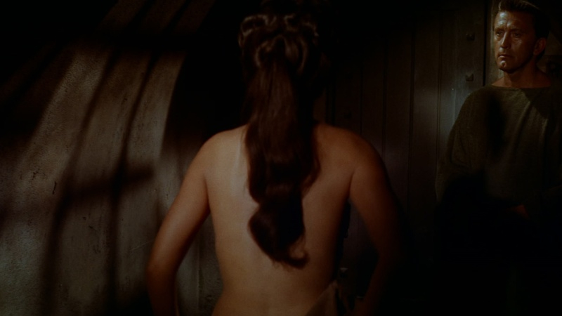 Spartacus's Sexiest Scenes with Jean Simmons. Sexy, SFW, back exposed. 686040