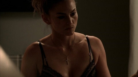 Drea de Matteo in The Sopranos (1999-2007) Sexy Underwear Black Underwear Brunette 750754