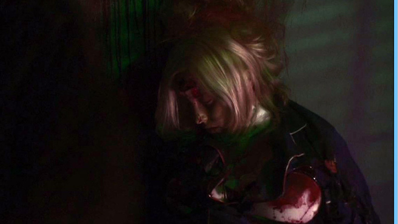 Jaime Bergman Naked as McGowan. Breasts, blonde, blood. 592857