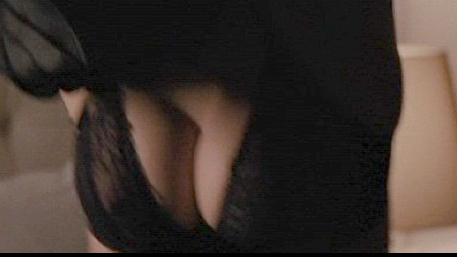 Hottest Laetitia Casta Scene in Arbitrage. Underwear, SFW, black lace bra. 719342