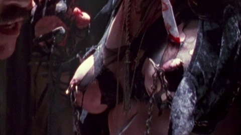 Melinda Clarke in Return of the Living Dead Part III (1993) Breasts Blood Breasts 802527