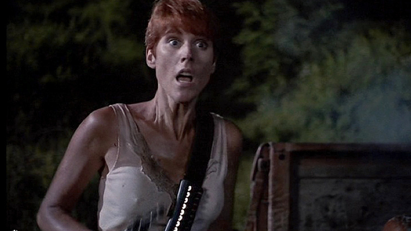 Sexiest Patricia Tallman Scene in Night of the Living Dead. Sexy, SFW, bullet belt. 718867