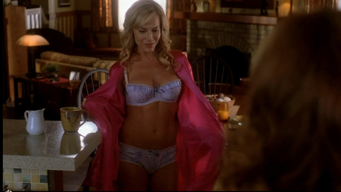Julie Benz in Desperate Housewives (2004-2011) Underwear Blonde Blue Bra 681357