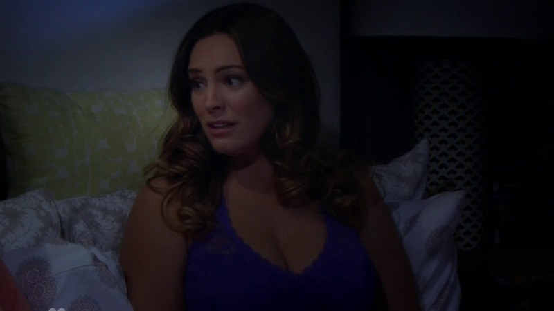 One Big Happy's Sexiest Scenes with Kelly Brook. Sexy, big breasts, blue top. 762816