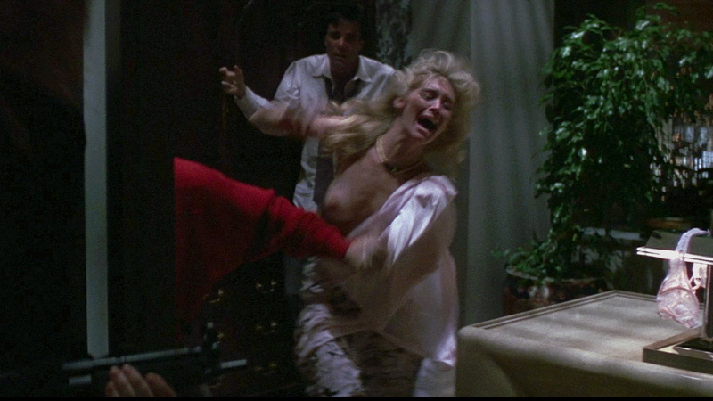 Woman with Man from Die Hard Naked. Breasts, blonde, long hair. 681887