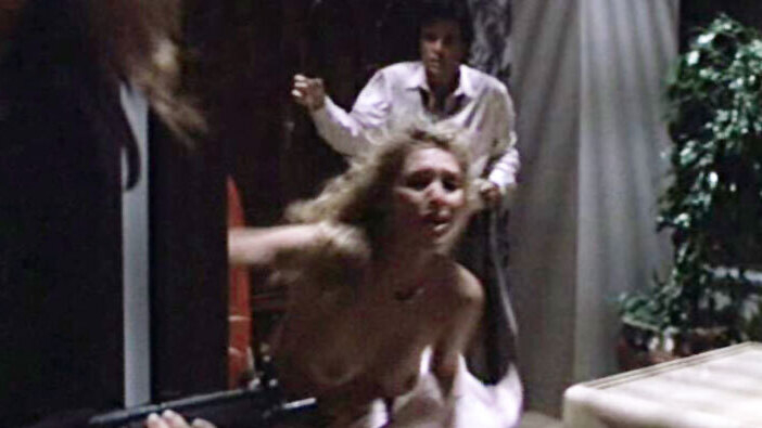 Cheryl Baker Naked as Woman with Man. Breasts, blonde, dress pulled down. 563091